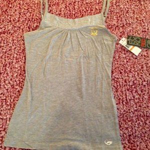 Vintage Brand New With Tags ECKO RED Gray Tank Adjustable Straps Size Small